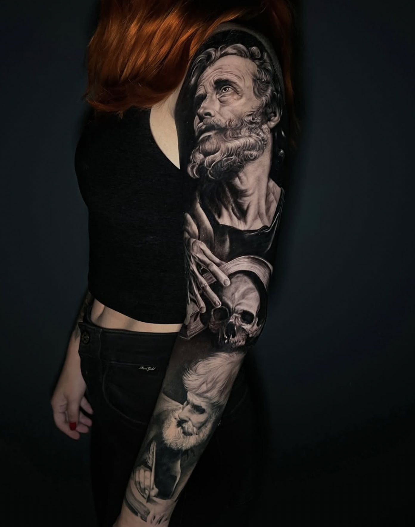 men's arm tattoo